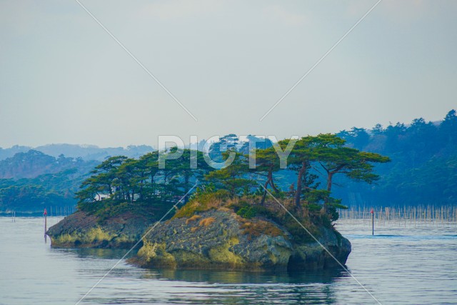 日本三景・松島の風景