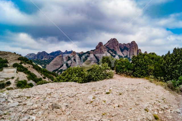 モンセラットの奇岩山（スペイン・バルセロナ）