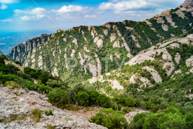 モンセラットの奇岩山（スペイン・バルセロナ）