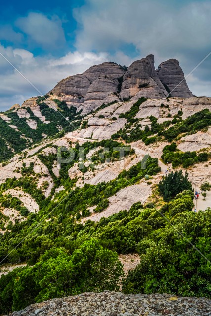 モンセラットの奇岩山（スペイン・バルセロナ）