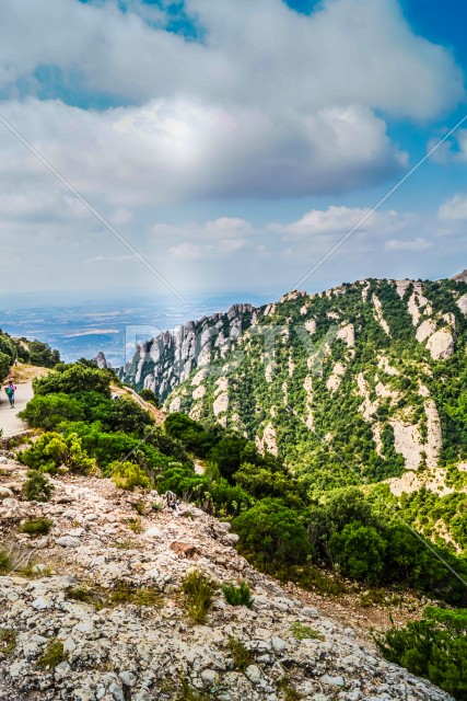 モンセラットの奇岩山（スペイン・バルセロナ）